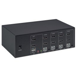 Switch KVM HDMI 4 porte Doppio monitor