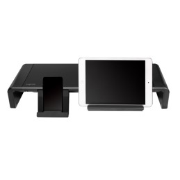 Supporto Monitor Smartphone Tablet Regolabile 420 - 520 mm Nero