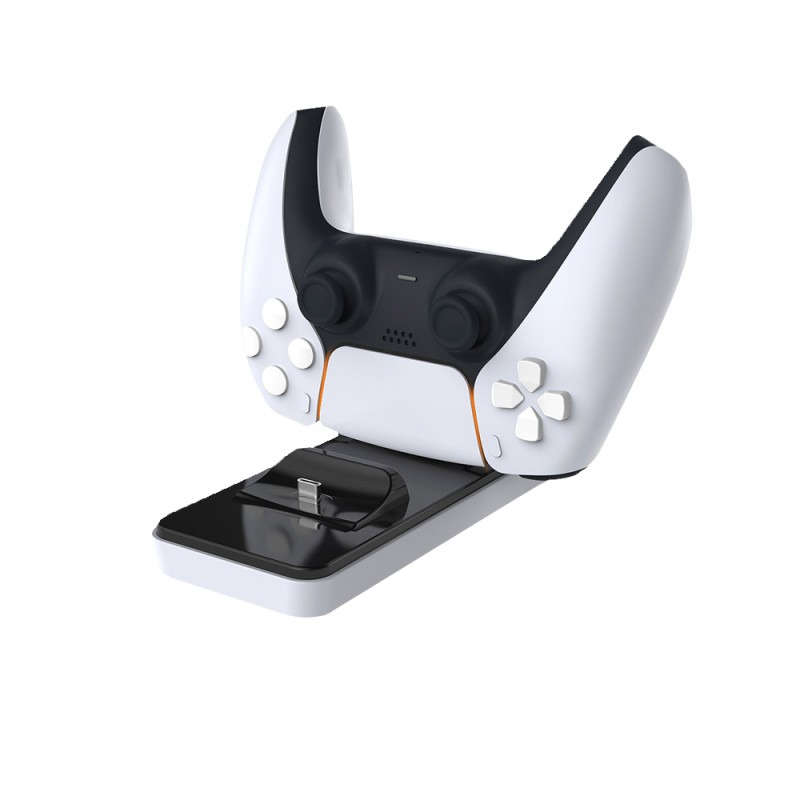 Docking Station Base Ricarica Doppio Controller PS5 USB-C™ Bianco/Nero Docking Station Base Ricarica Doppio Controller PS5 USB-C™ Bianco/Nero