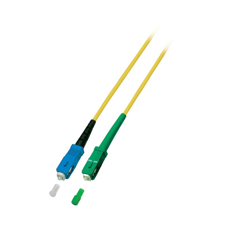 Cavo Fibra Ottica Monomodale OS2 SC-SC/APC 9/125 5m