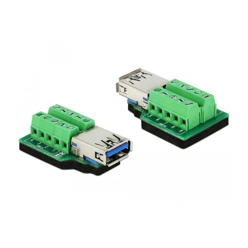 Adattatore USB 3.0 Tipo A femmina a Morsettiera 10 pin