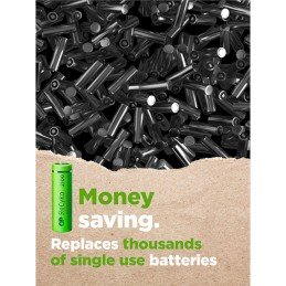 Blister 4 Batterie Ricaricabili AA Stilo 2100mAh GP ReCyko