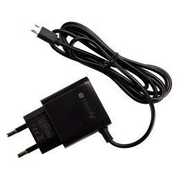 Caricabatterie Alimentatore Micro USB 5V 2.1A per Smartphone Tablet Nero