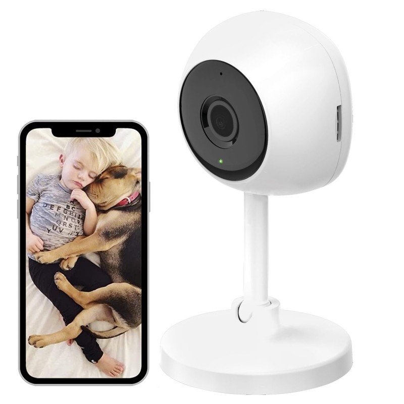 Smart Camera WiFi Full HD 2 MP Controllo Vocale Alexa Google, R4114