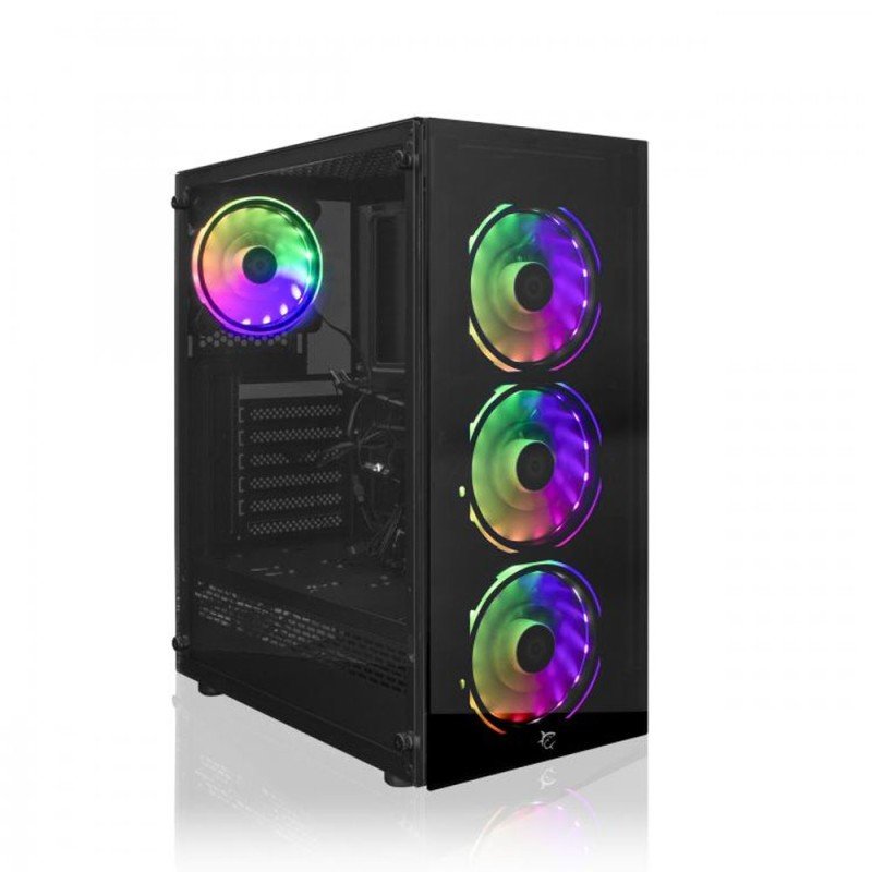 Case Gaming ATX Mid-Tower con Pannello Laterale e Frontale Trasparenti Case Gaming ATX Mid-Tower con Pannello Laterale e Frontale Trasparenti