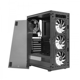 Case Gaming ATX Mid-Tower con Pannello Laterale e Frontale Trasparenti