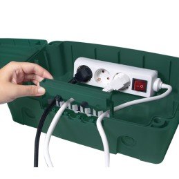 Scatola Elettrica IP54 Cable Organizer Organizzatore Cavi Verde