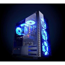 Ventola di Raffreddamento 4pin LED Blu 120 mm 1100 RPM Fan PC Gaming