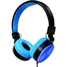 Cuffie Stereo Eleganti e Pieghevoli Alta Qualità e Comfort Elevato Blu