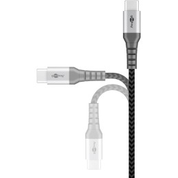 Cavo USB-C™ a USB A Connettori in Metallo e Rivestimento Tessuto 0,5m