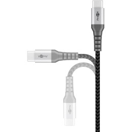 Cavo USB-C™ a USB A Connettori in Metallo e Rivestimento Tessuto 1,0m