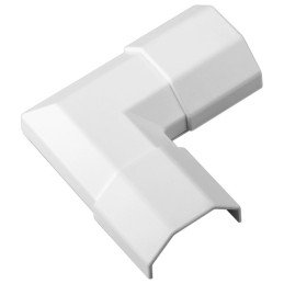 Connettore Angolare per Canalina di Cablaggio 33mm Bianco