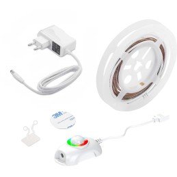 Striscia LED RGB Multicolore con Sensore di Movimento Telecomando 1,5m