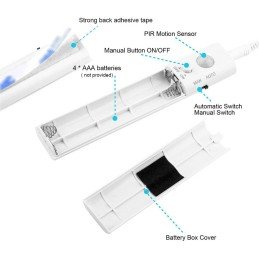 Striscia LED da 1m con Sensore di Movimento per la Camera o la Cucina