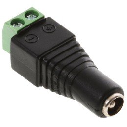 Adattatore Alimentazione DC 2.5x5.5mm Femmina Terminal Block 2 pin