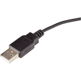 Cavo Alimentazione USB DC 3.5x1.35 mm Angolato 1,5 m Nero