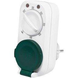 Timer Sensore Crepuscolare 7 Diverse Impostazioni IP44 Esterno Interno