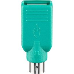 Adattatore Convertitore PS2 Maschio USB A Femmina per Tastiera e Mouse