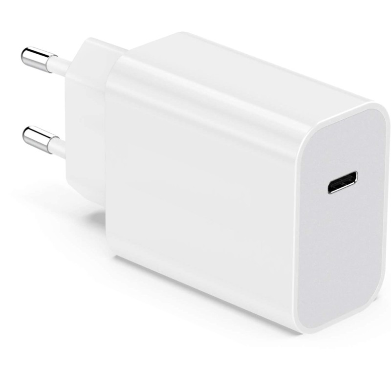 Caricabatterie USB-C™ 25W Ricarica Rapida Bianco
