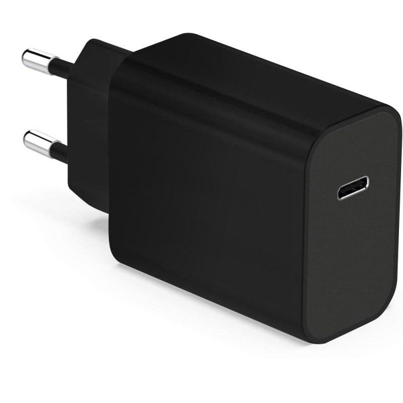 Caricabatterie USB-C™ 25W Ricarica Rapida Nero Caricabatterie USB-C™ 25W Ricarica Rapida Nero