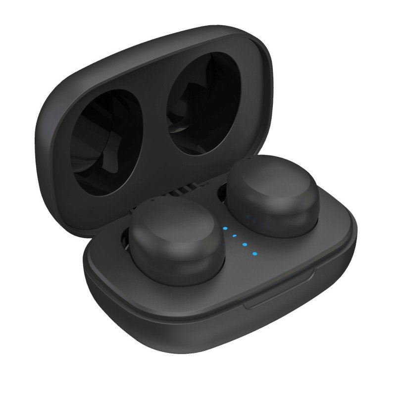 Auricolari Bluetooth v5.1 con Custodia di Ricarica Nero Auricolari Bluetooth v5.1 con Custodia di Ricarica Nero