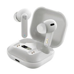 Auricolari Bluetooth v5.1 con Custodia di Ricarica Bianco