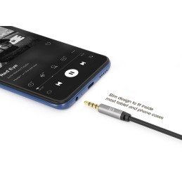 Cavo Audio Stereo AUX 3.5mm Alta Qualità M/M 2m