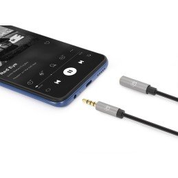 Cavo Audio Stereo AUX 3.5mm Alta Qualità M/F 1m