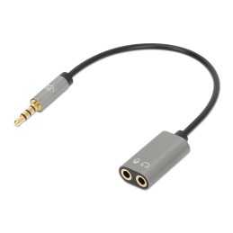 Cavo Adattatore per Cuffie con Splitter Audio Stereo AUX 20cm