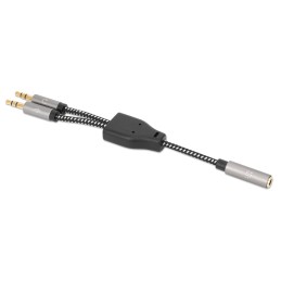 Cavo Adattatore per Cuffie con Splitter Audio Stereo AUX