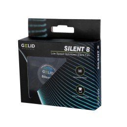 Dissipatore Ventola Silent ad Alto Flusso 80x80x25 12V