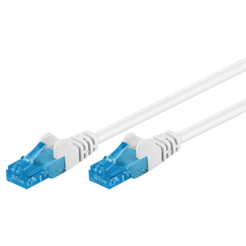 Cavo di rete Patch in Rame Cat. 6A Bianco U/UTP 1 m Cavo di rete Patch in Rame Cat. 6A Bianco U/UTP 1 m