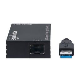 Convertitore USB-A a Fibra Ottica SFP