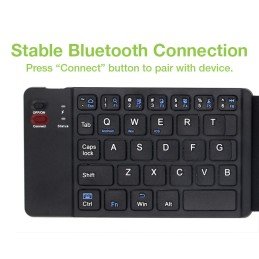 Tastiera Pieghevole Bluetooth USB per Tablet Smartphone