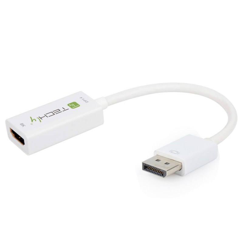 Adattatore DisplayPort 1.4 a HDMI 8K Bianco