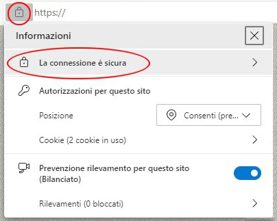 Connessione SSL